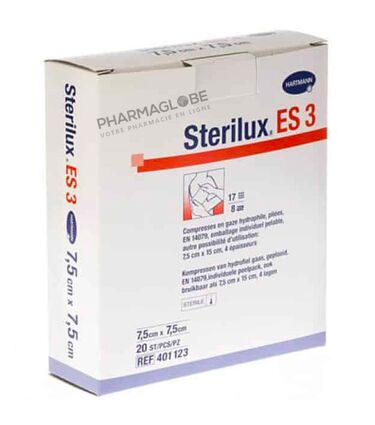 COMPRESSES-ES-3-7.5-par-7.5CM-A20/1-ref-4011239-pharmaglobe.lu