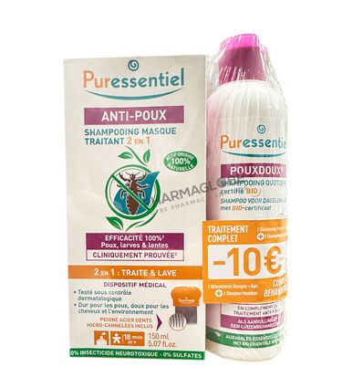 PURESSENTIEL-ANTI-POUX-SHAMPOING-MASQUE-TRAITANT-plus-SHAMPOING-QUOTIDIEN-POUDOUX-pharmaglobe.lu