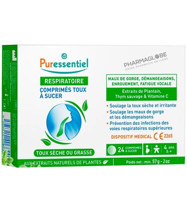 PURESSENTIEL-RESPIRATOIRE-Comprimes-TOUX-A-SUCER-pharmaglobe.lu