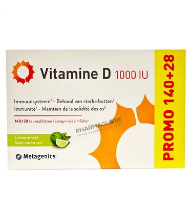 VITAMINE-D-1000U-NFD-140+28-Comprimes-A-MACHER-gout-citron-vert-metagenics-pharmaglobe.lu