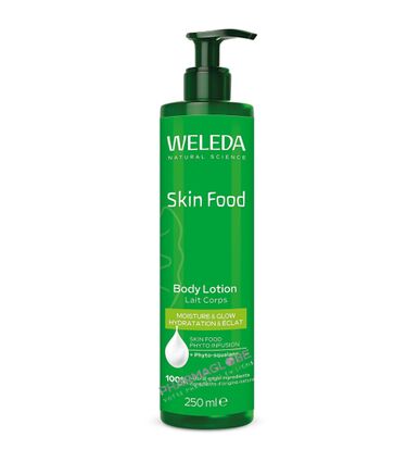 weleda-skin-food-lait-corps-flacon-pompe-250ml-hydratation-intense-pharmaglobe