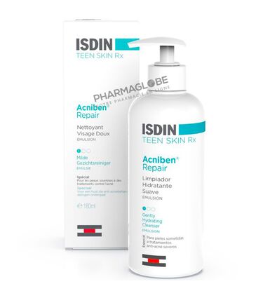 ISDIN-ACNIBEN-REPAIR-EMULSION-NETTOYANTE-180ML-pharmaglobe.lu