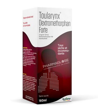 TOULARYNX-DEXTROMETORPHAN-FORTE-SIROP-160ML-toux-seche-pharmaglobe.lu