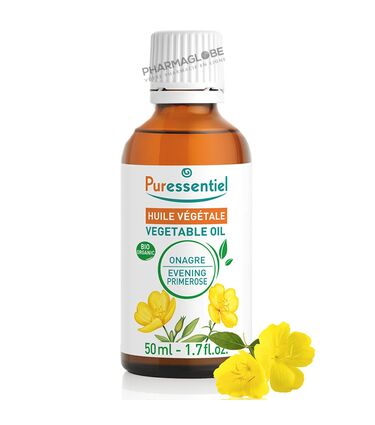 PURESSENTIEL-Huile-Vegetale-ONAGRE-BIO-50ML-pharmaglobe.lu