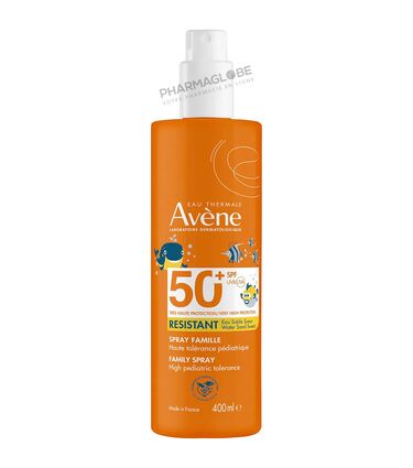 AVENE-SOLAIRE-SPF50+-SPRAY-FAMILLE-400ML-pharmaglobe.lu