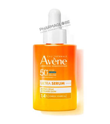 AVENE-SOLAIRE-SPF50+-ULTRA-SERUM-ECLAT-30ML-pharmaglobe.lu