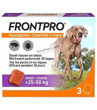 FRONTPRO-CHIEN-XL-25-50KG-3-Comprimes-A-CROQUER-VETERINAIRE-pharmaglobe.lu