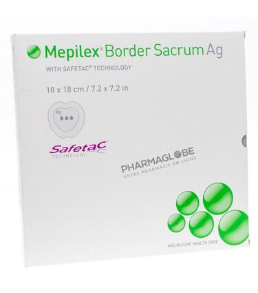 MEPILEX-BORDER-SACRUM-AG-18-par-18CM-A5-382000-pharmaglobe.lu