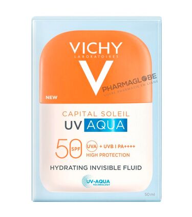 VICHY-CAPITAL-SOLEIL-UV-AQUA-Flacon- SPF50-50ML-pharmaglobe.lu