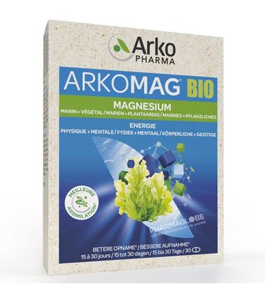 ARKOMAG-BIO-MAGNESIUM-MARIN-VEGETAL-30-comprimes-pharmaglobe.lu