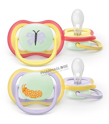 AVENT-SUCETTE-AIR-NIGHT-plus-0M-PAPILLON-CHENILLE-pharmaglobe.lu