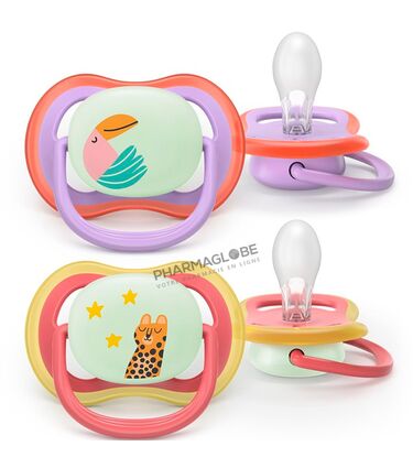 AVENT-SUCETTE-AIR-NIGHT-plus-18Mois-TOUCAN-CHAT-pharmaglobe.lu