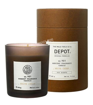 DEPOT-901-WHITE-CEDAR-BOUGIE-160G-pharmaglobe.lu