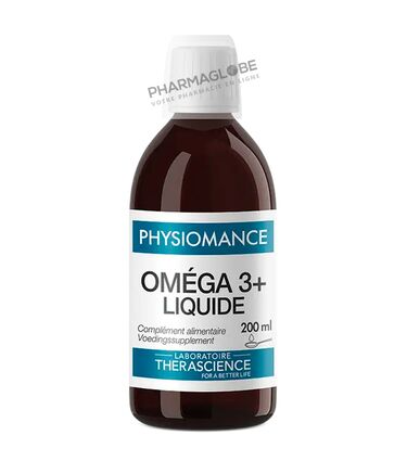 PHYSIOMANCE-OMEGA-3-plus-LIQUIDE-200ML-Therascience-pharmaglobe.lu
