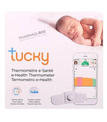 THERMOMETRE-TUCKY-E-SANTE-plus-5-ADHESIFS-pharmaglobe.lu
