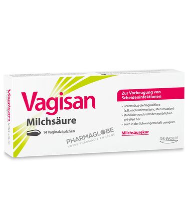 VAGISAN-MILCHSAURE-VAGINALZAEPCHEN-14-ovules-pharmaglobe.lu