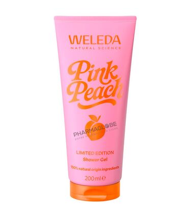 WELEDA-LE-GEL-DOUCHE-PINK-PEACH-200ML-pharmaglobe.lu