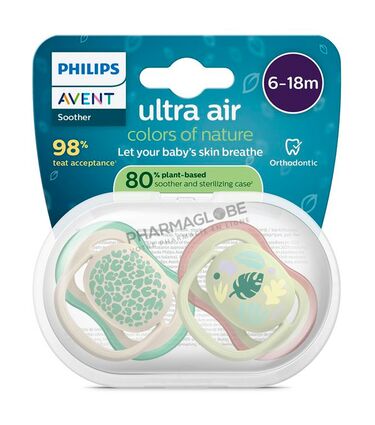 AVENT-SUCETTE-AIR-+6MOIS-FEUILLES-pharmaglobe.lu