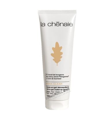 la-chenaie-huile-gel-demaquillante-oak-clear-tube-100ml-pharmaglobe
