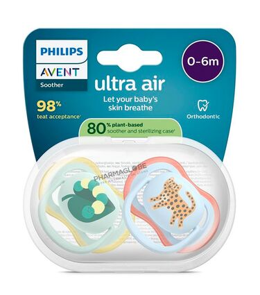 AVENT-SUCETTE-AIR-+0M-ESCARGOT/CHIEN-pharmaglobe.lu