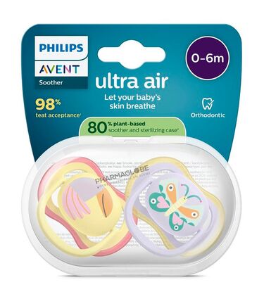 AVENT-SUCETTE-AIR-+0M-PAPILLON/CRABE-pharmaglobe.lu