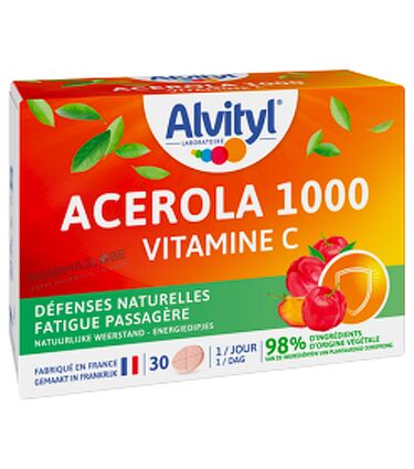ALVITYL-ACEROLA-30-Comprimes-pharmaglobe.lu