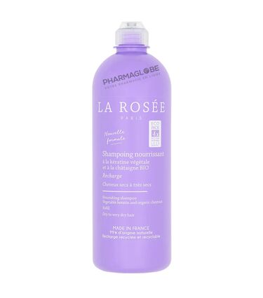 LA-ROSEE-SHAMPOING-NOURRISSANT-KERATINE-CHATAIGNE-RECHARGE-400ML-pharmaglobe.lu