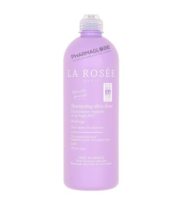 LA-ROSEE-SHAMPOING-ULTRA-DOUX-KERATINE-LUPIN-RECHARGE-400ML-pharmaglobe.lu