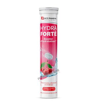 hydra-forte-cerise-tube-24-comprimes-effervescents-forte-pharma-pharmaglobe