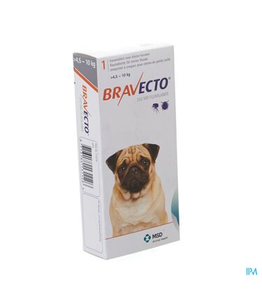 Bravecto Comp A Macher Chien 1x 250,0mg