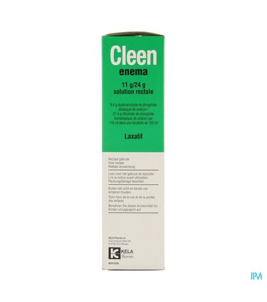 Cleen Enema 11g/24g Sol Rectale Fl 133ml