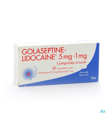 Golaseptine Lidocaine Comp A Sucer 40
