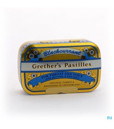Grether's Pastilles Blackcurrant Past 110g