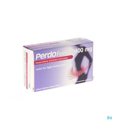 PerdoFemina 400 mg 30 Comprimés Pelliculés | Pharmaglobe.lu