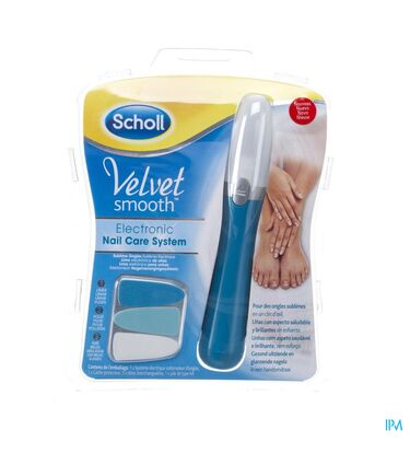 Scholl Velvet Smooth Electr. Nail Care System Bleu