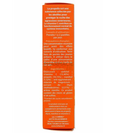 3 CHENES PROPOLIS PASTILLES