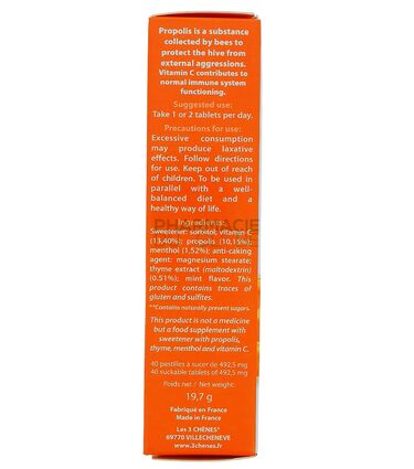 3 CHENES PROPOLIS PASTILLES