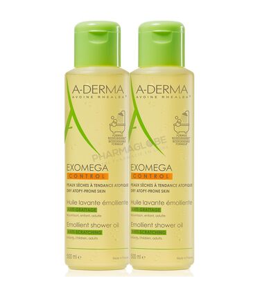 ADERMA-EXOMEGA-CONTR-HUILE-2-flacons-500ML-PROMO-exomega-control-huile-lavante-emolliente-anti-grattage-peaux-seches-atopiques-promo-pharmaglobe
