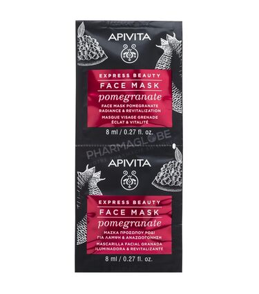 APIVITA-EXPRESS-ECLAT-GRENADE-2x8ML-masque-visage-grenade-eclat-vitalite-2-unidoses-8ml-pharmaglobe