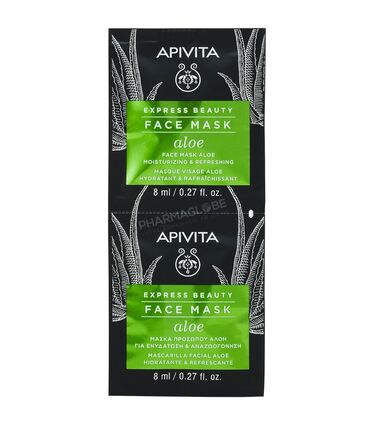 APIVITA-EXPRESS-HYDRATANT-ALOE-2x8ML-masque-visage-aloe-hydratant-rafraichissant-2-unidoses-de-8ml-pharmaglobe