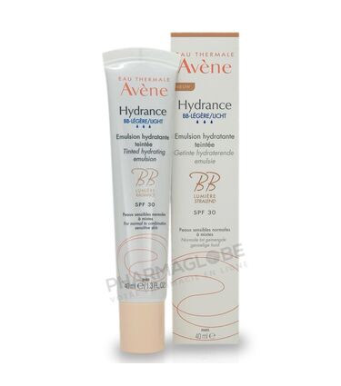 Avene-hydrance-BB-creme-lumiere-hydratante-legere-teintee-SPF-30-40ml-peaux-sensibles-normales-mixtes-tube-pharmaglobe