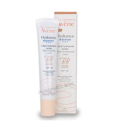 Avene-hydrance-BB-creme-lumiere-hydratante-riche-teintee-SPF-30-40ml-peaux-sensibles-seches-tres-seches-tube-pharmaglobe