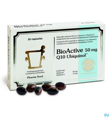 Bio Active Q10 50mg Caps 20