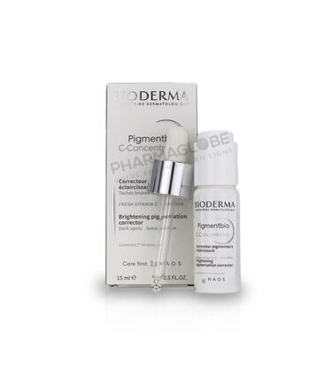Bioderma-pigmentbio-C-concentrate-correcteur-pigmentaire-eclaircissant-taches-brunes-15ml-flacon-pharmaglobe