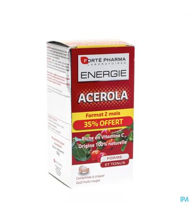Energie Acerola 35% Gratuit Comp A Croquer 60