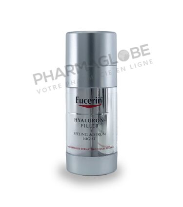 Eucerin-hyaluron-filler-peeling-et-serum-nuit-flacon-pharmaglobe