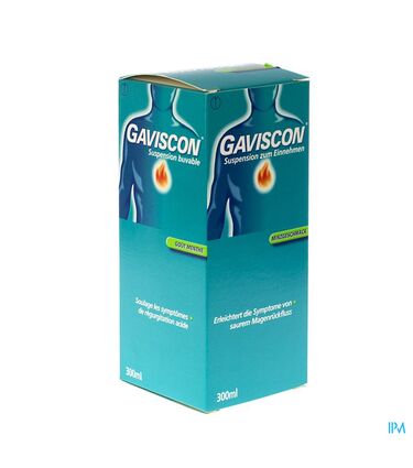 Gaviscon Menthe Munt Susp Buv 300ml