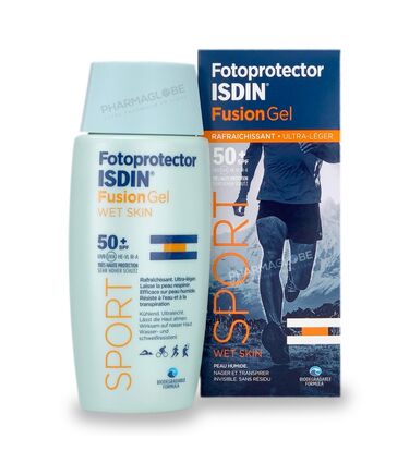 Isdin-fotoprotector-fusiongel-rafraichissant-ultra-leger-SPF50-plus-tres-haute-protection-special-sport-peau-humide-100ml-tube-pharmaglobe