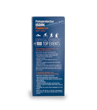 Isdin-fotoprotector-fusiongel-rafraichissant-ultra-leger-SPF50-plus-tres-haute-protection-special-sport-peau-humide-haute-performance-pharmaglobe
