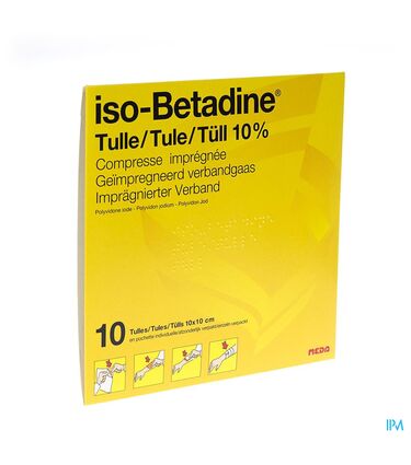 Iso Betadine Tulles Compr 10